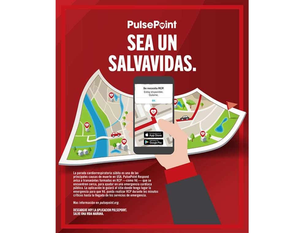 PulsePoint Outreach Poster (Spanish language).